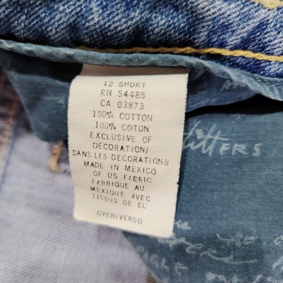 AMERICAN EAGLE ♡ Vintage Factory Faded 'n Distressed Boyfriend 77 Jeans 12S - Picture 11 of 17